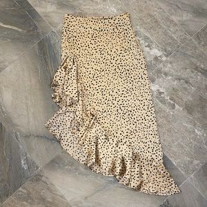 Flowy cheetah skirt